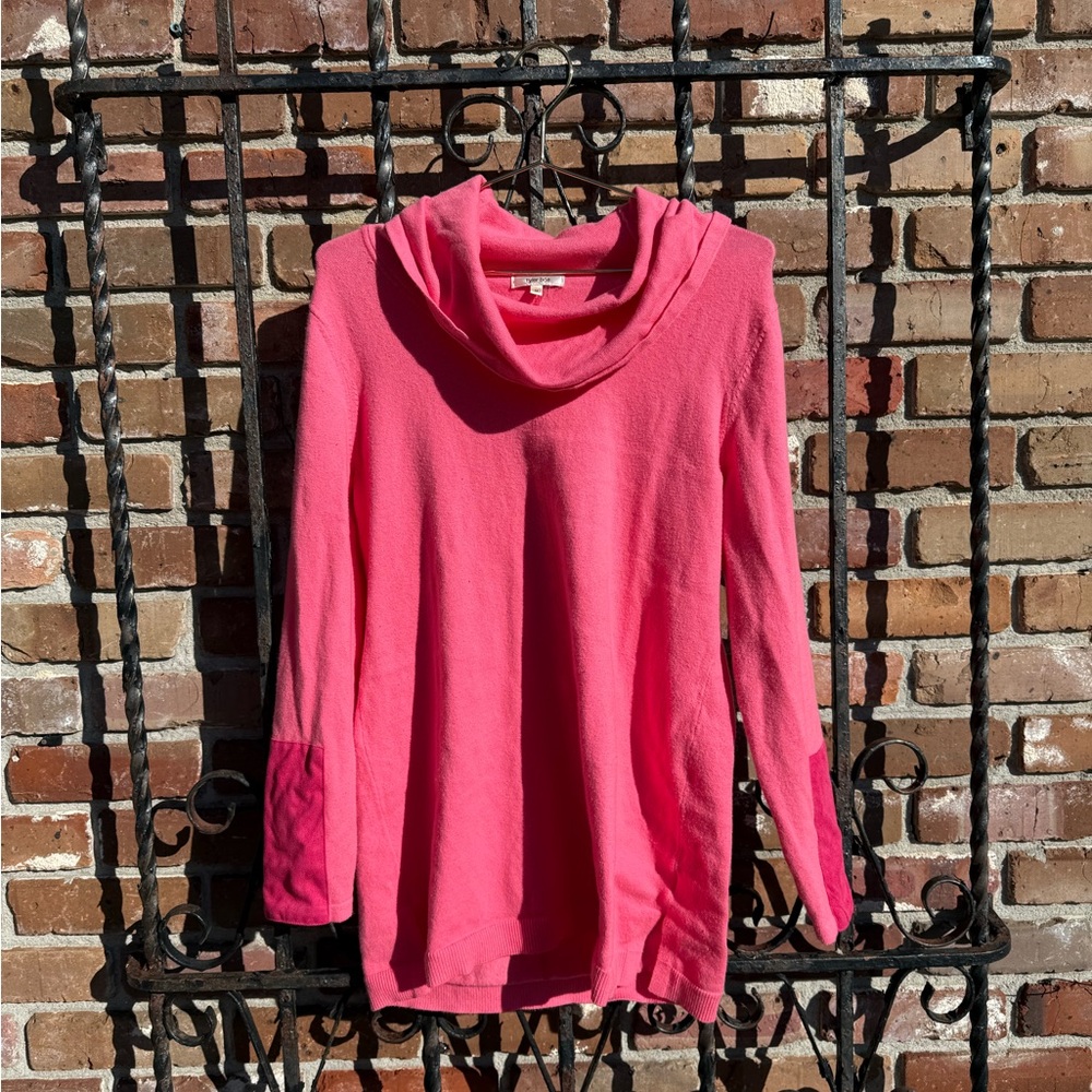 Tyler Boe Cowl Neck Pink Sweater M